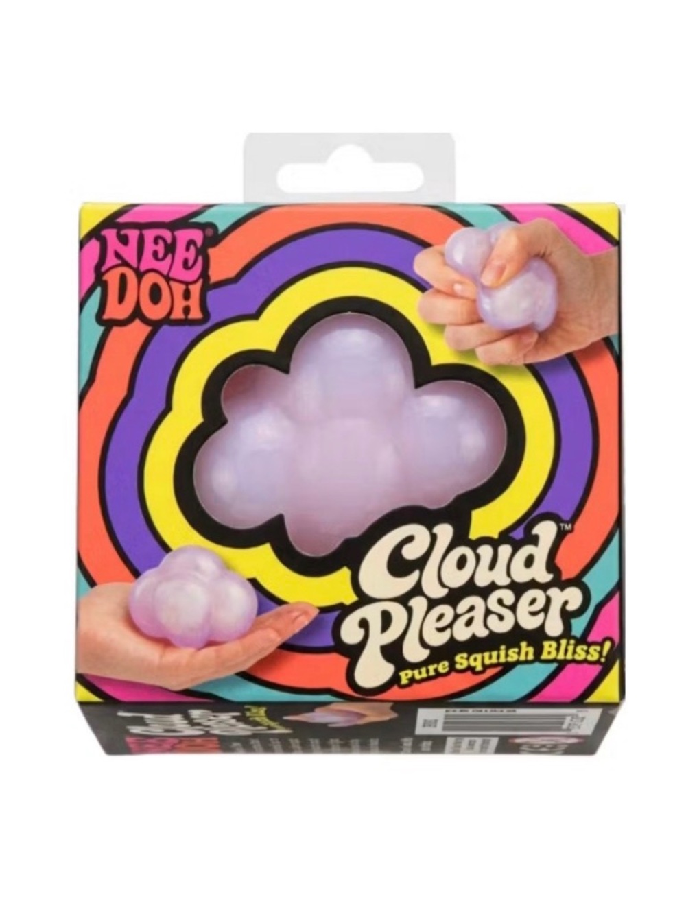 Authentic Schylling NeeDoh Cloud Pleaser Squishy Toy - Lavender